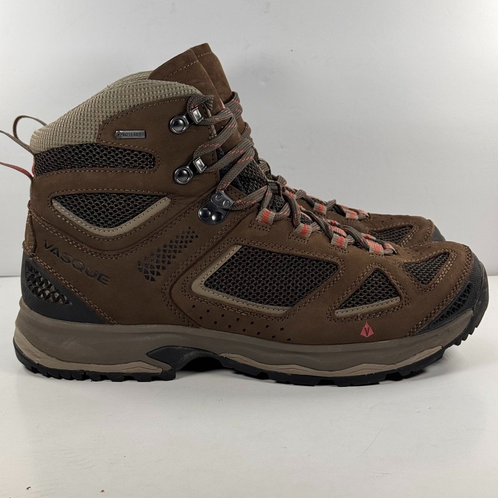 Vasque Breeze III GTX Hiking Boots Mens 11.5W Brown Gore-Tex Vibram 7190 WIDE